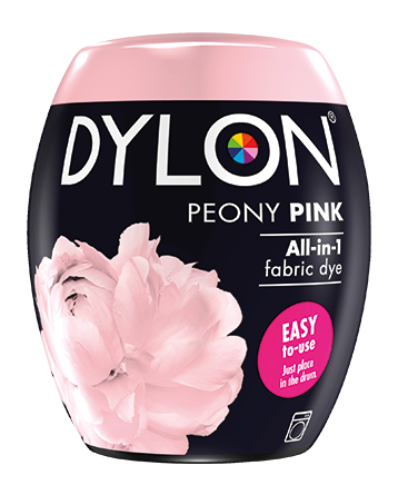 Dylon Peony Pink Machine Dye x3 Pods